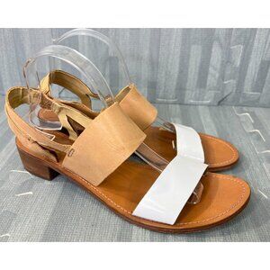 Kenneth Cole Block Blott Le Slingback Sandals Brown Women's Size 9.5 M Leather